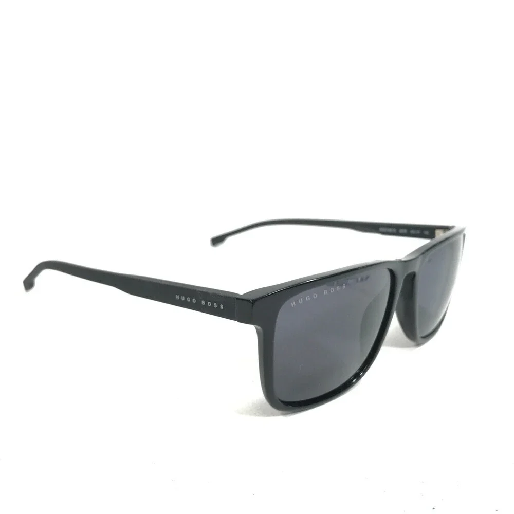 Hugo Boss BOSS 0921/S 807IR Black Square Frames with Black Lenses 55-17-145